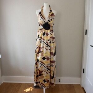 Vintage Y2K Baby Phat Satin Halter Dress‎